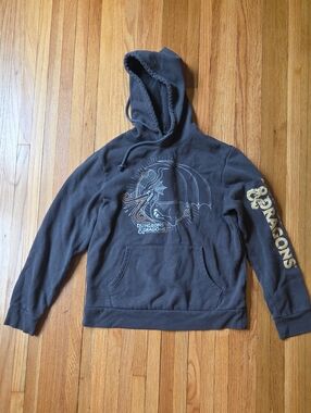 Boy's Charcoal Graphic Hoodie